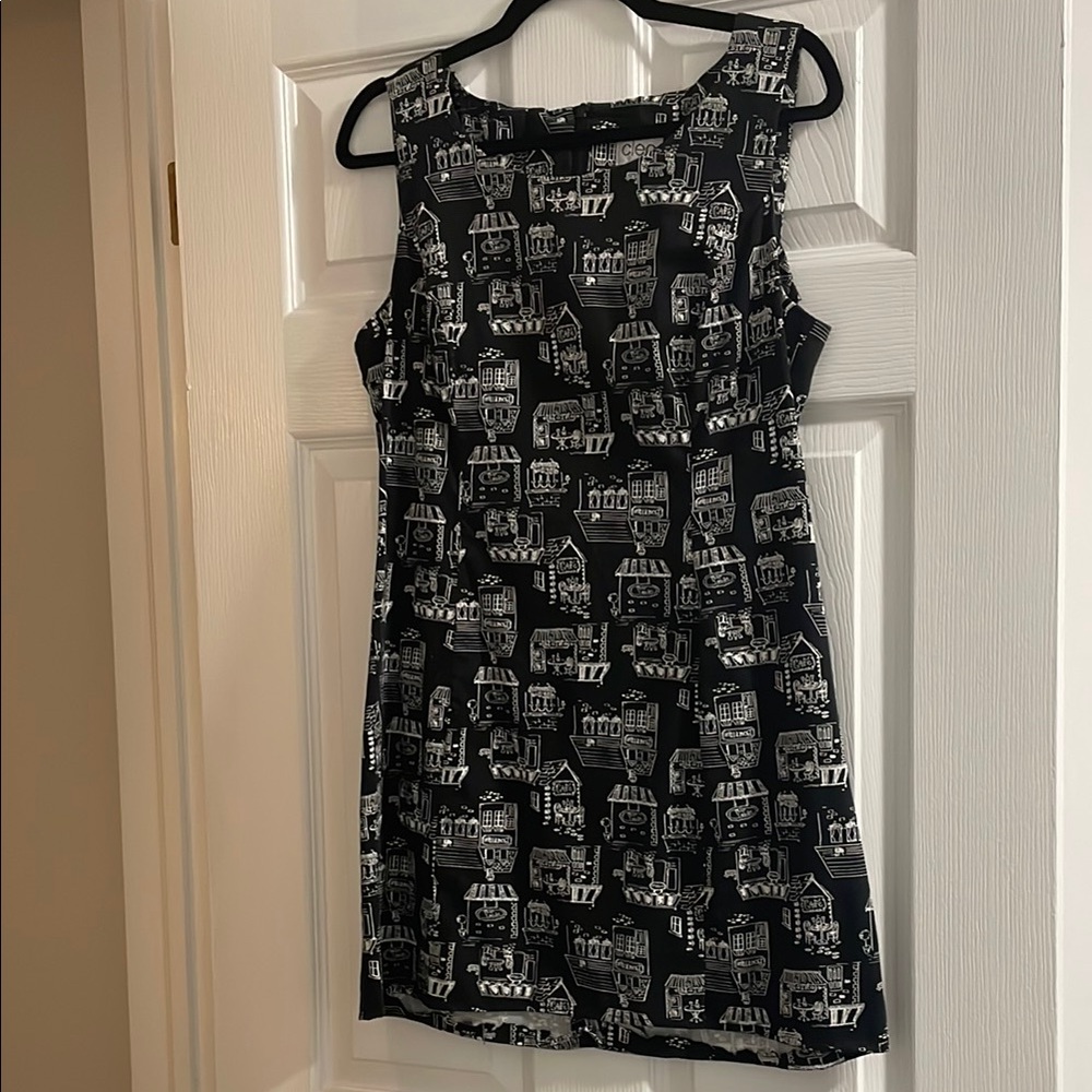 Cleo Black and White Linen Mini Dress